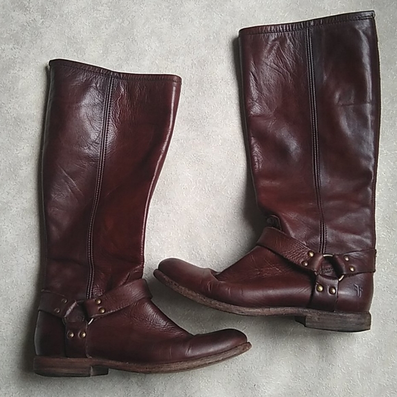 Frye Shoes - Frye Philips Harness Boots Size 8 1/2"